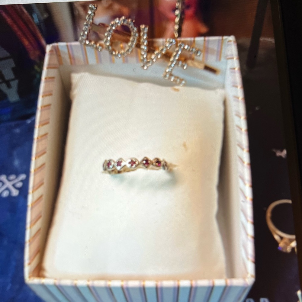 Ruby and Diamond ring - Picture 2 of 4